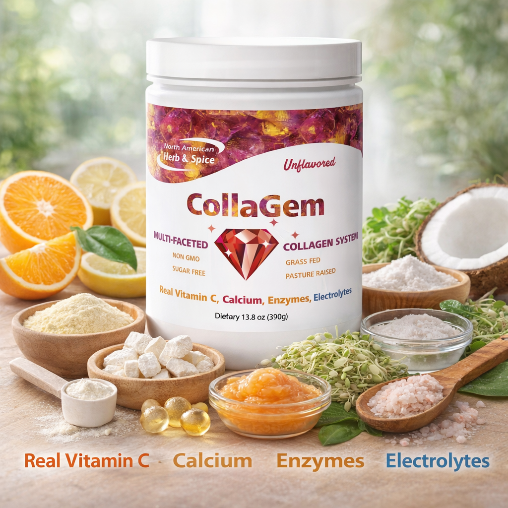 North American Herb & Spice - CollaGem Power, ingredients